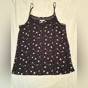 Maurices Black Floral Camisole